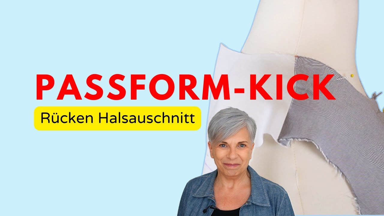 Halsausschnitt im Rücken korrigieren