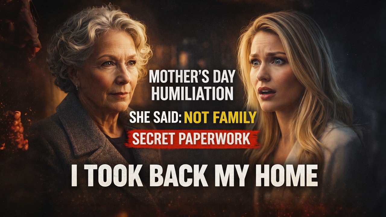 On Mother’s Day, My Daughter-in-Law Told Me I Wasn’t Part of This Family…