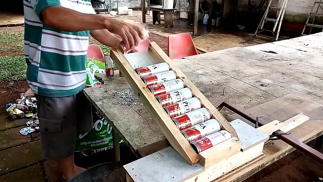 AMASSADOR DE LATINHAS,    INCRÍVEL    AMASSE BRINCANDO