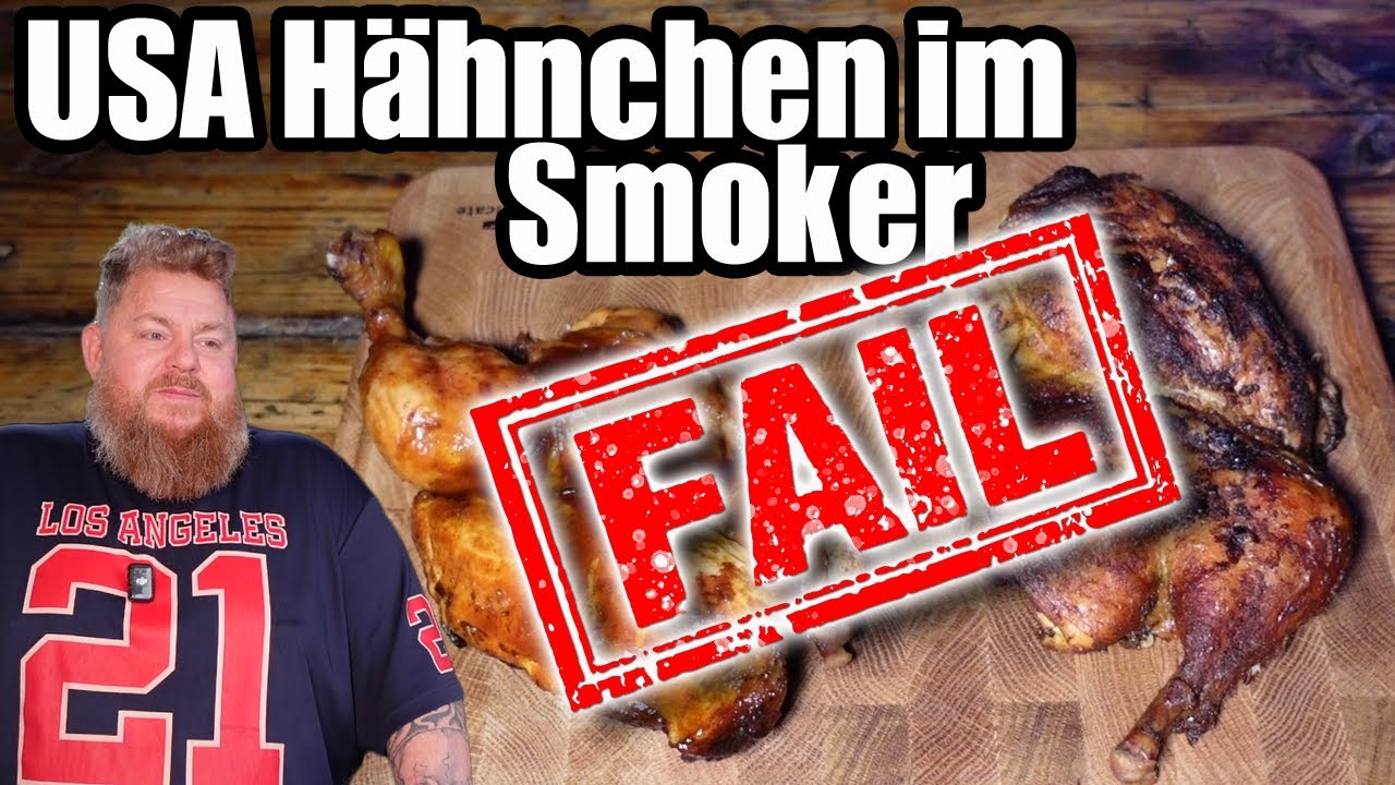 Halbe Hähnchen im Pellet Smoker – Amerikanisches Rezept nachgemacht… und FAIL?! 🐔🔥