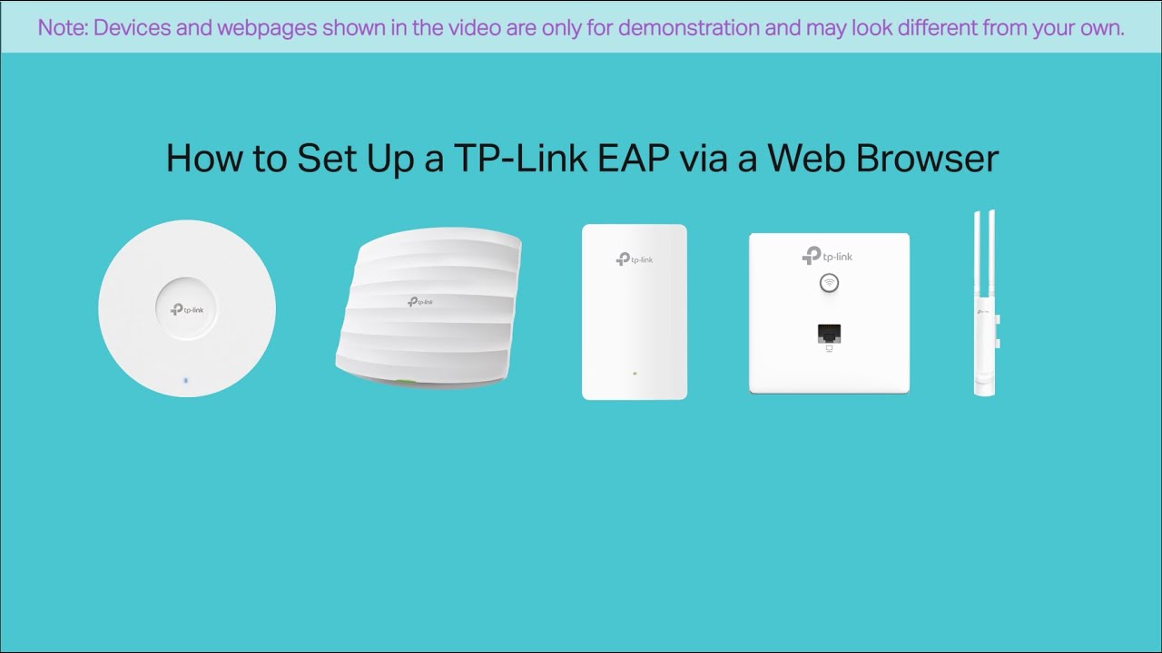 Как настроить TP Link EAP через веб-браузер