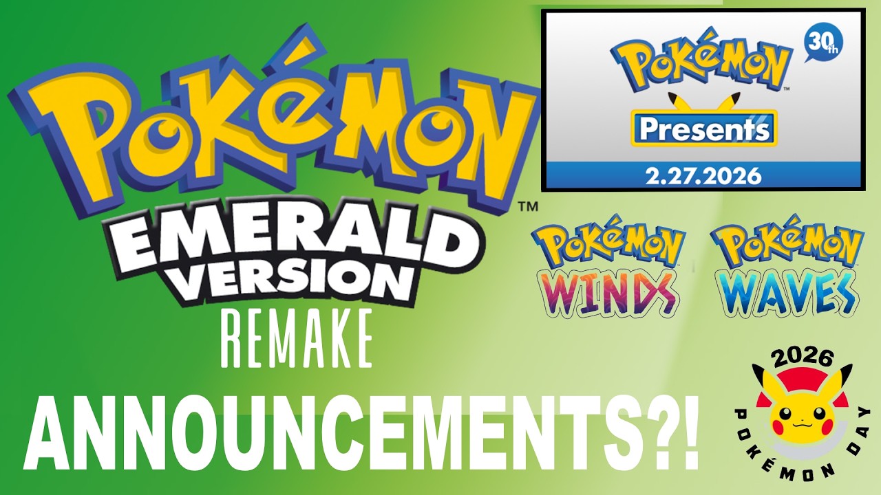 GEN10 ON POKEMON DAY? EMERALD REMAKE? POKEMON PRESENTS 2026