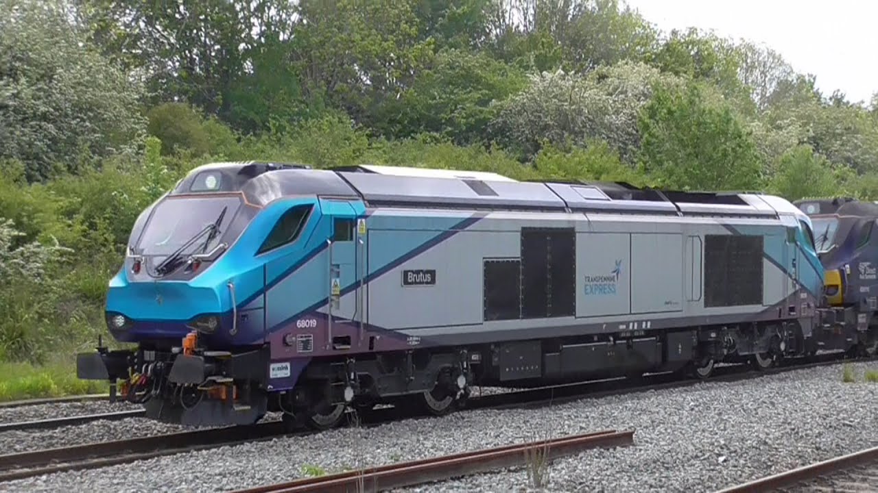 A updated video of Nuclear flask trains featuring class 66 68  & 88 at many locations 2018 - 2022.