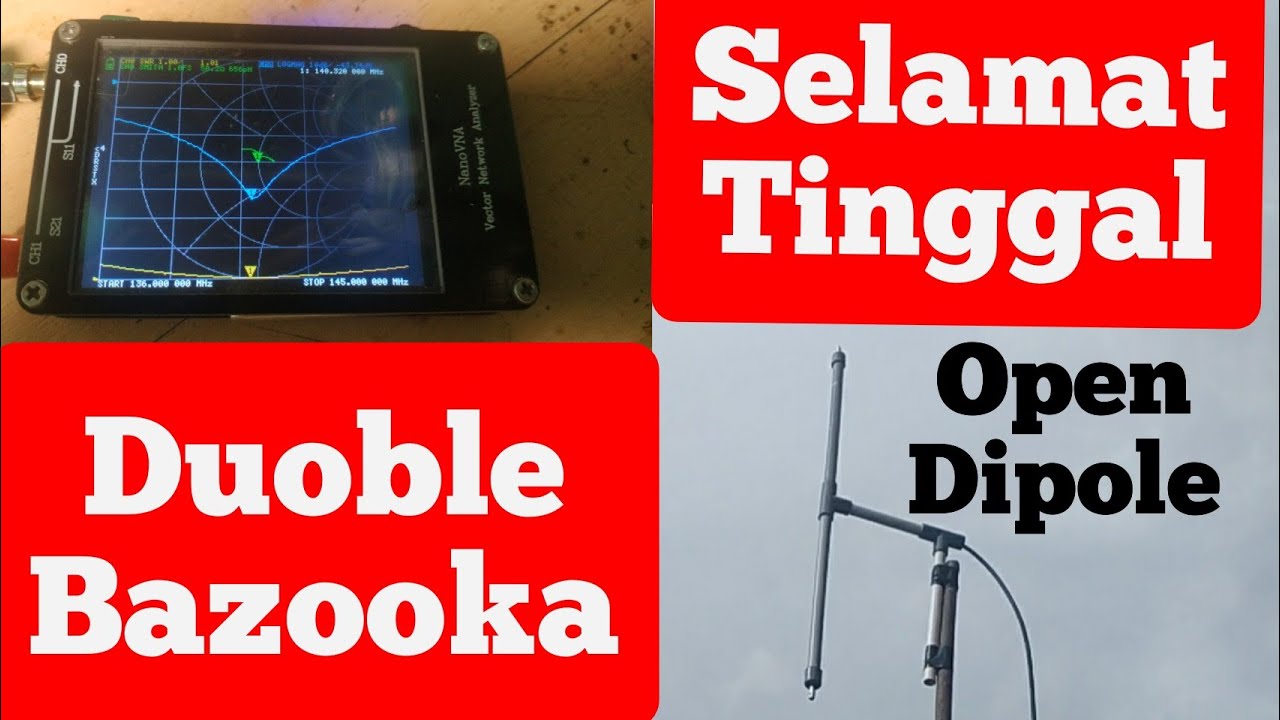 membuat antena ht vhf | double bazoka
