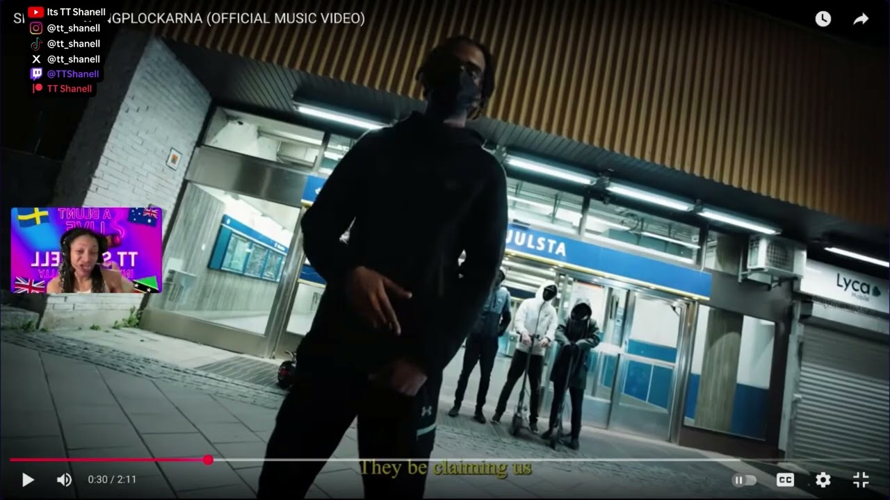 SHACKI - POÄNGPLOCKARNA (OFFICIAL MUSIC VIDEO) - TT Shanell Reacts #americanreacts 