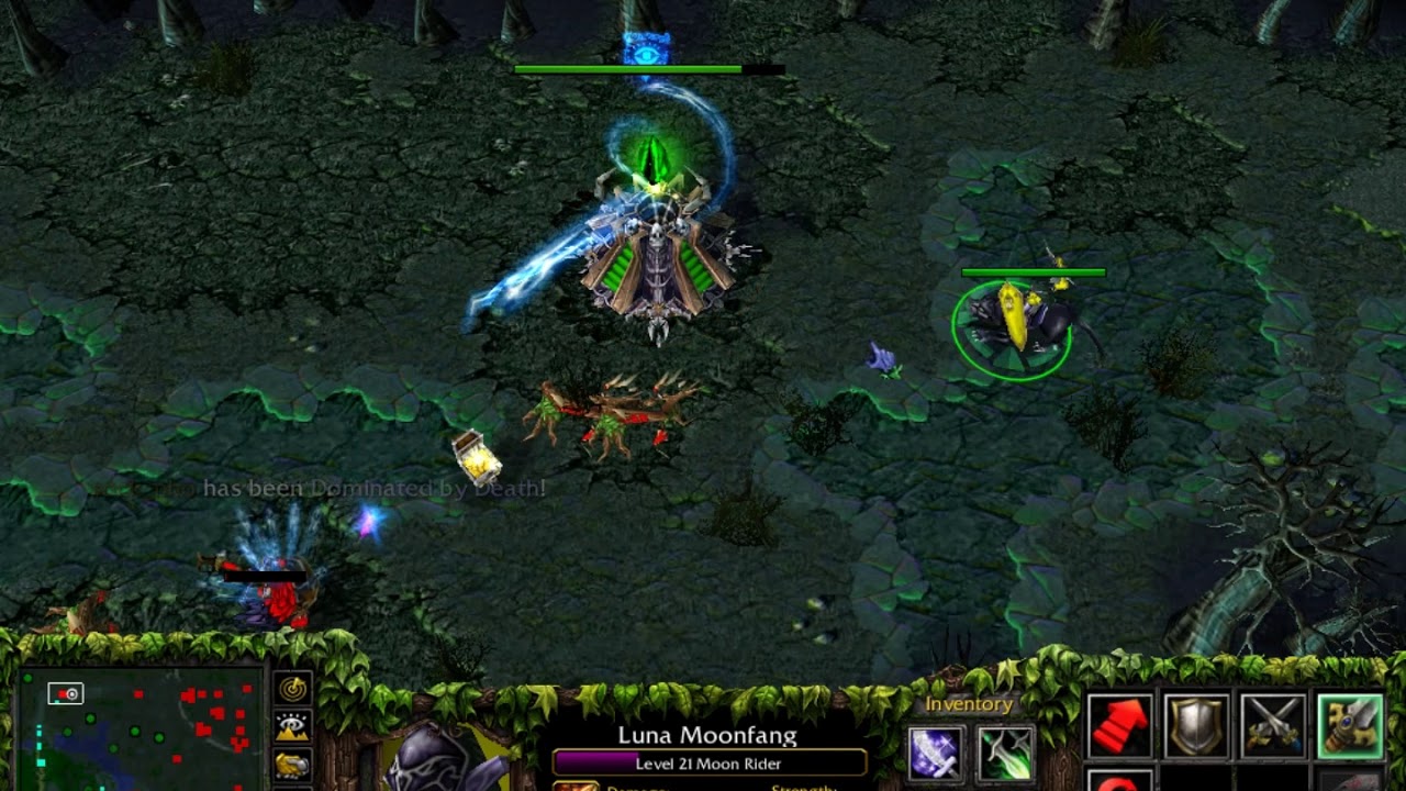 trobuivip Dota Imba legend 2k18 Luna + nvm  random ra skill bất ngờ cầm cự với tiền bạn