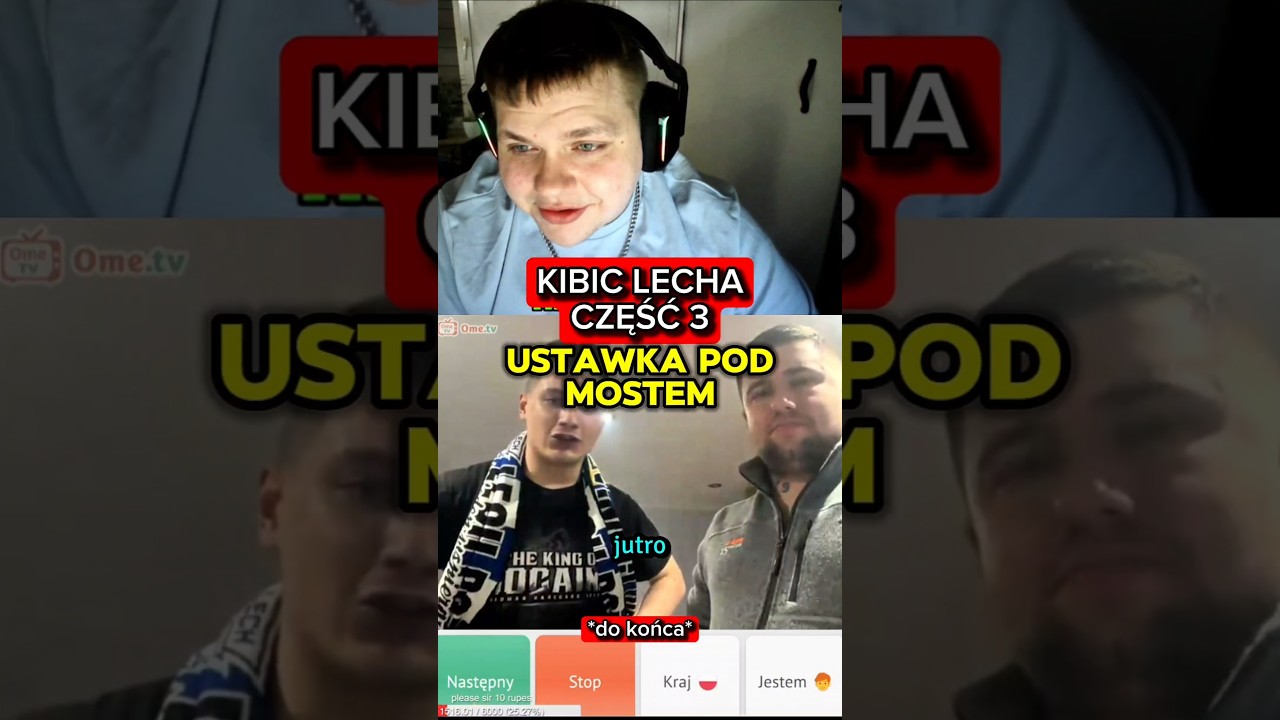 USTAWKA Z KIBICEM LECHA LeQut OmeTV #lequt #ometv #lechpoznań #ekstraklasa #shoty