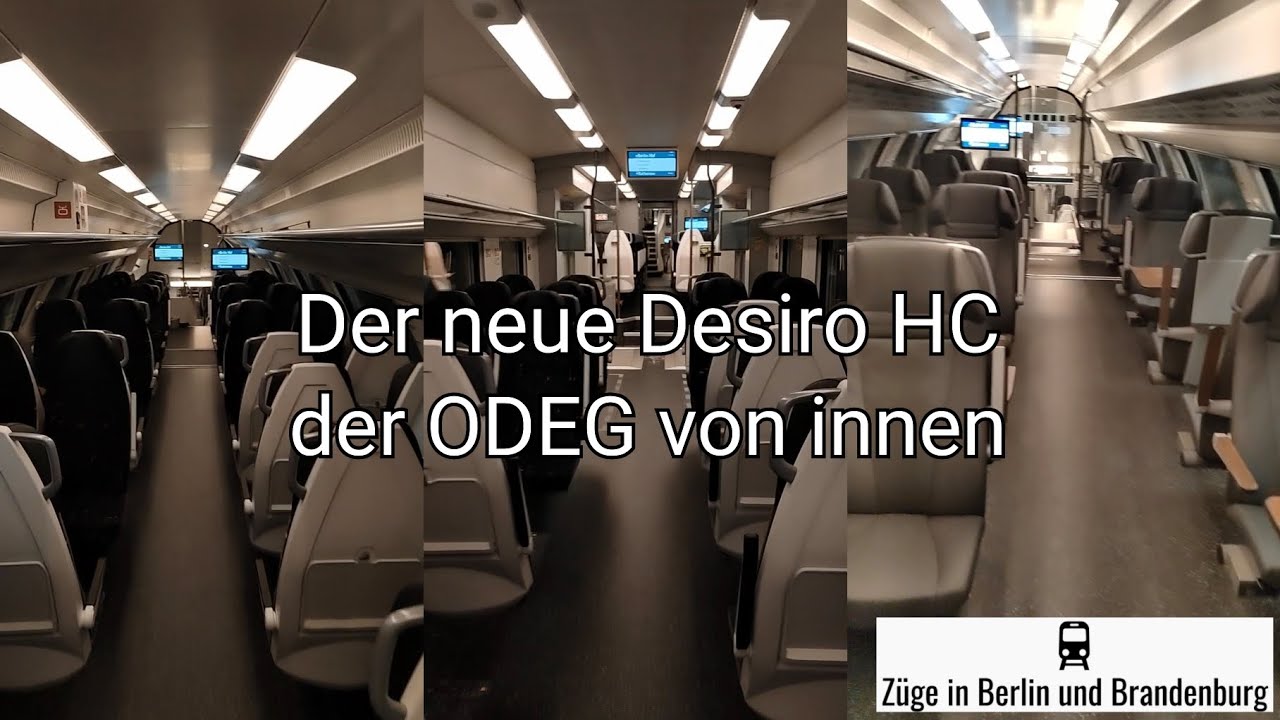 VORSTELLUNG: Der neue ODEG Desiro HC von innen (Zugbegehung)