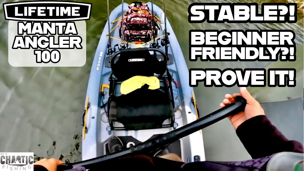 Полный обзор рыбалки на каяке Lifetime Manta Angler