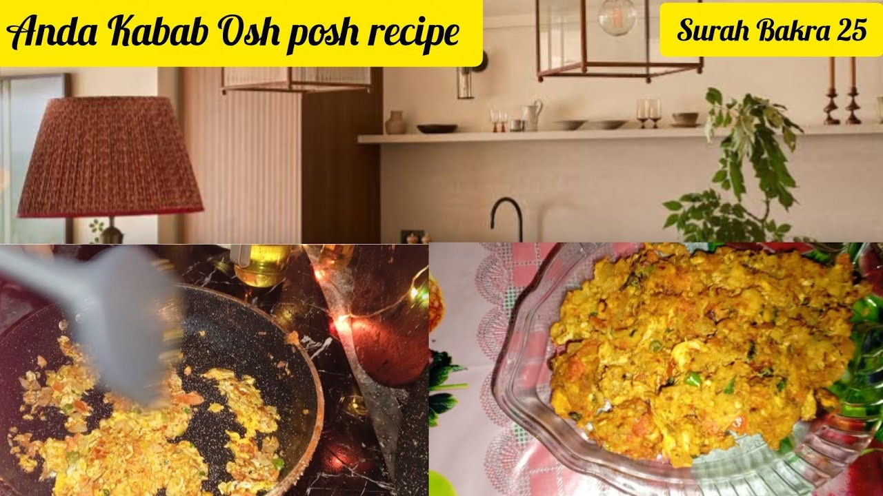  😋 Posh Anda Kabab Recipe || Surah Bakra Tafseer Part 25 || Pakistani Street food