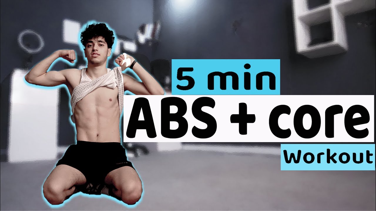 5 Min simple HIIT Workout For ABS & Fat Burn at Home