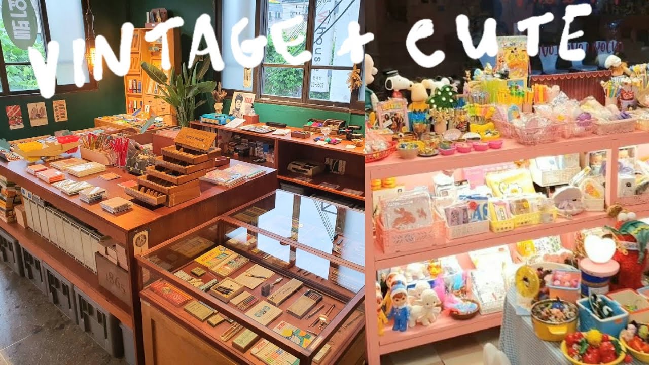 SEOUL STATIONERY TOUR: Vintage pencils & cute stickers (Yeonnamdong) 연남동 문구점 소품샵 하울