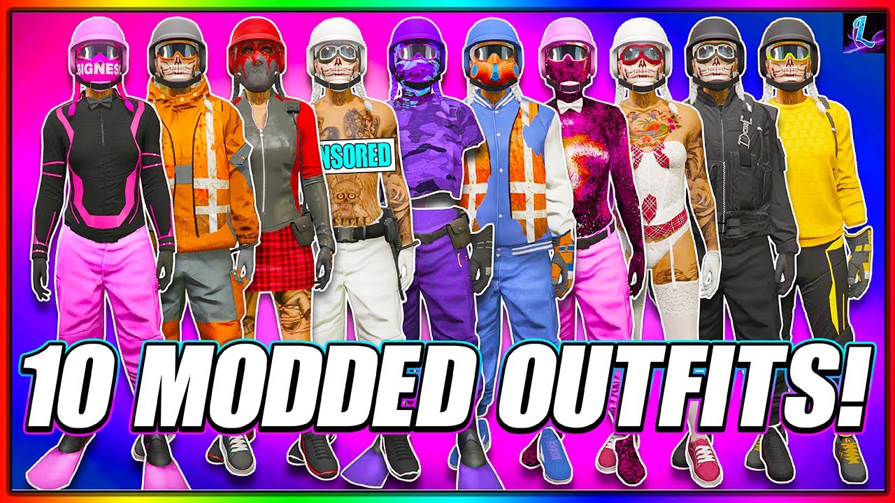 GTA 5 HOW TO GET 10 FEMALE MODDED OUTFITS ALL AT ONCE! *AFTER PATCH 1.70* GTA Online