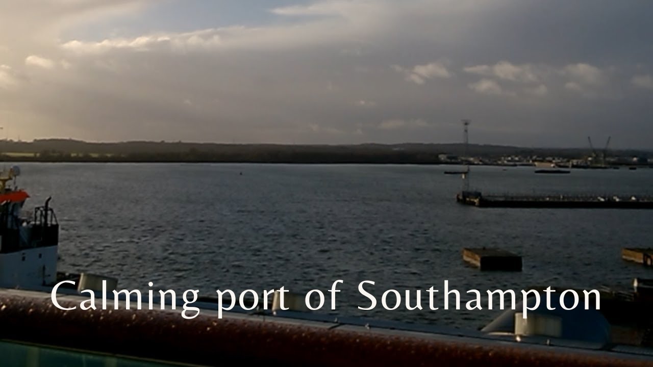 Calming port of Southampton