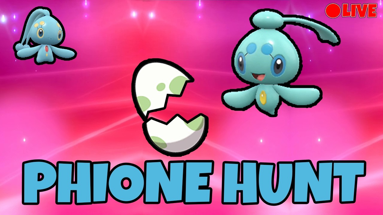 Shiny Phione Hunt! | Masuda Method