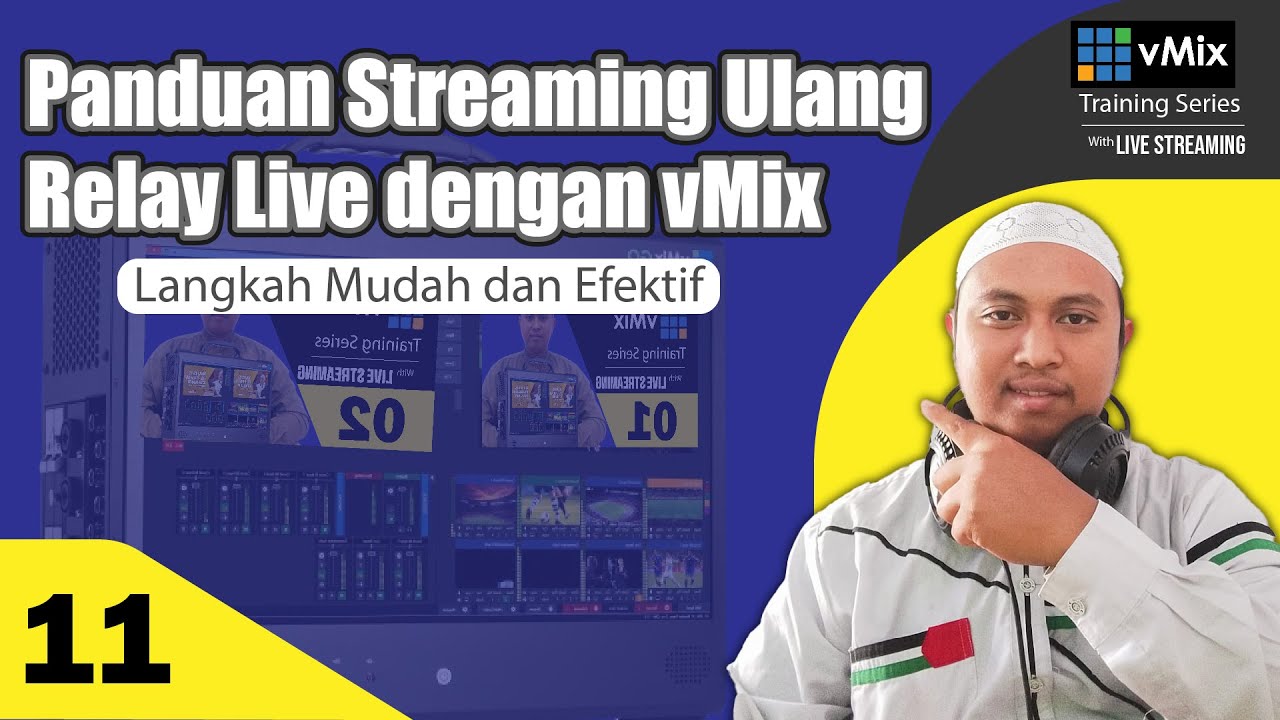 Panduan Streaming Ulang/Relay Live dengan vMix: Langkah Mudah dan Efektif | Danu Abu Hana TV