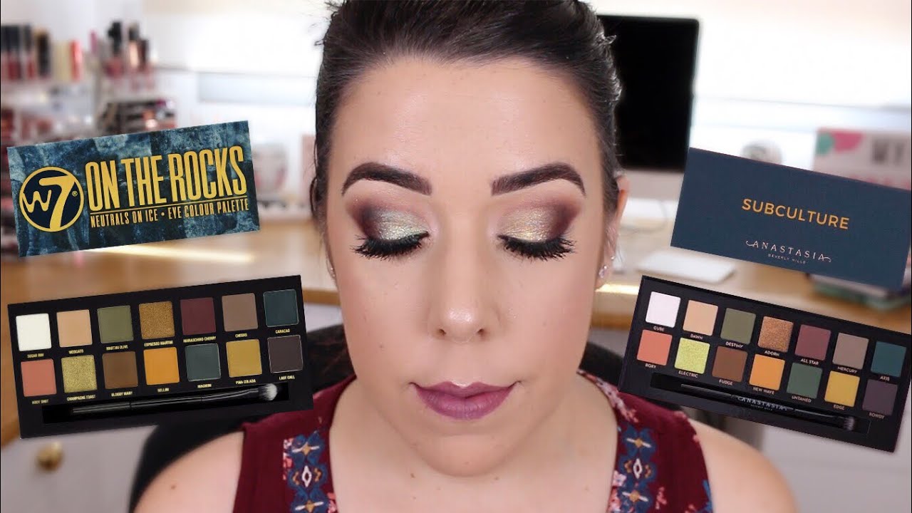 ABH SUBCULTURE VS W7 ON THE ROCKS ¿CLONES? ¿MERECE LA PENA? | COLABORACION CON RATOLINA