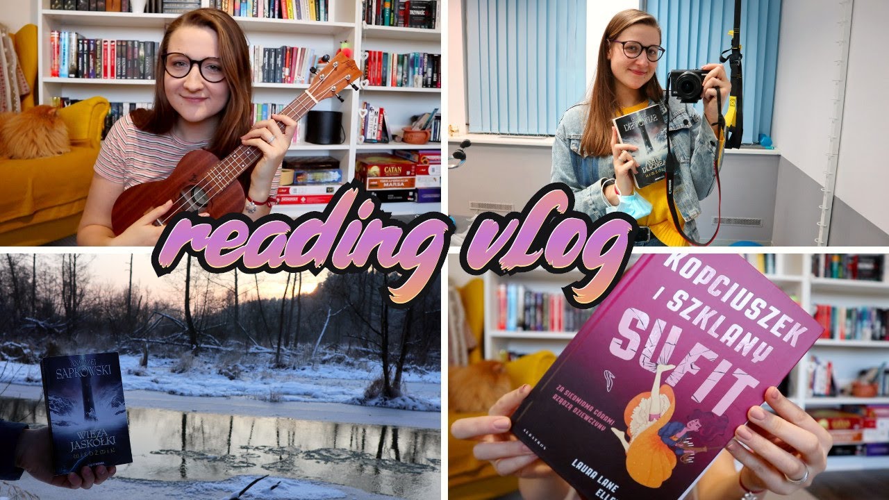 Kopciuszek i szklany sufit, wiedźmin i uczę się grać nową piosenkę  | Weekly reading vlog