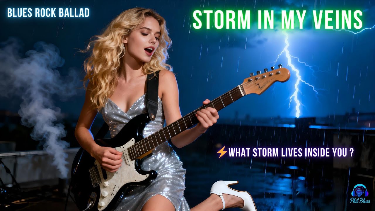 Storm in My Veins | Gritty Female Blues Rock Ballad of Passion & Pain