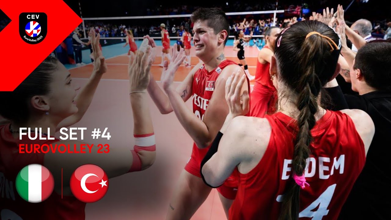 FULL 4th SET: Türkiye vs Italy I CEV EuroVolley 2023 Semi-Final I Christmas Special