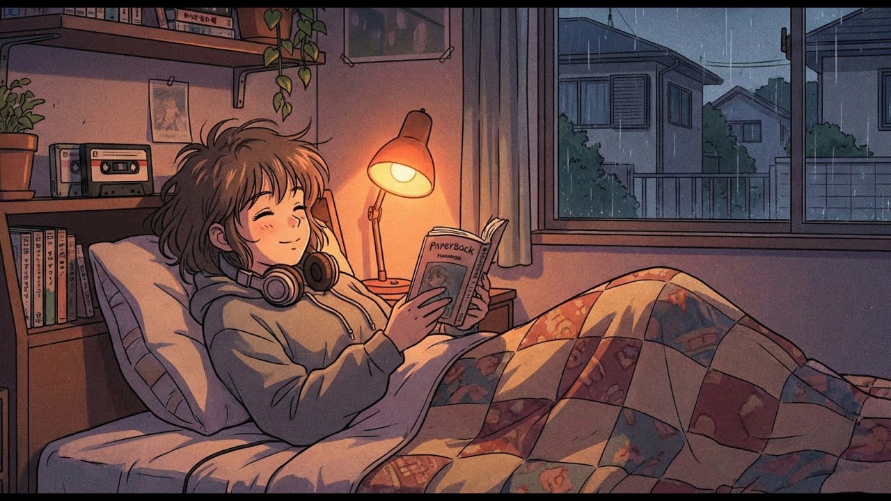 Late Night Lo-Fi for Reading 🌙 | Warm Lamp, Quiet Pages
