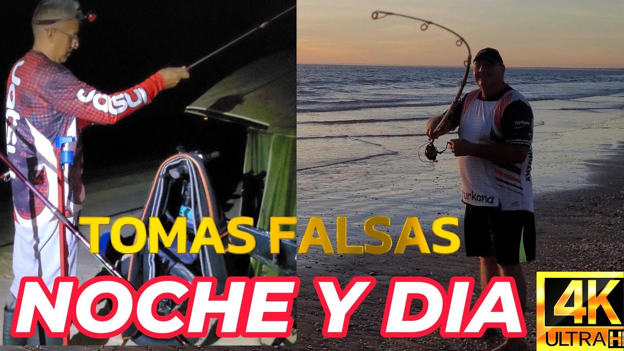 PESCA SURFCASTING NOCHE Y DIA SARGOS DORADAS HERRERAS