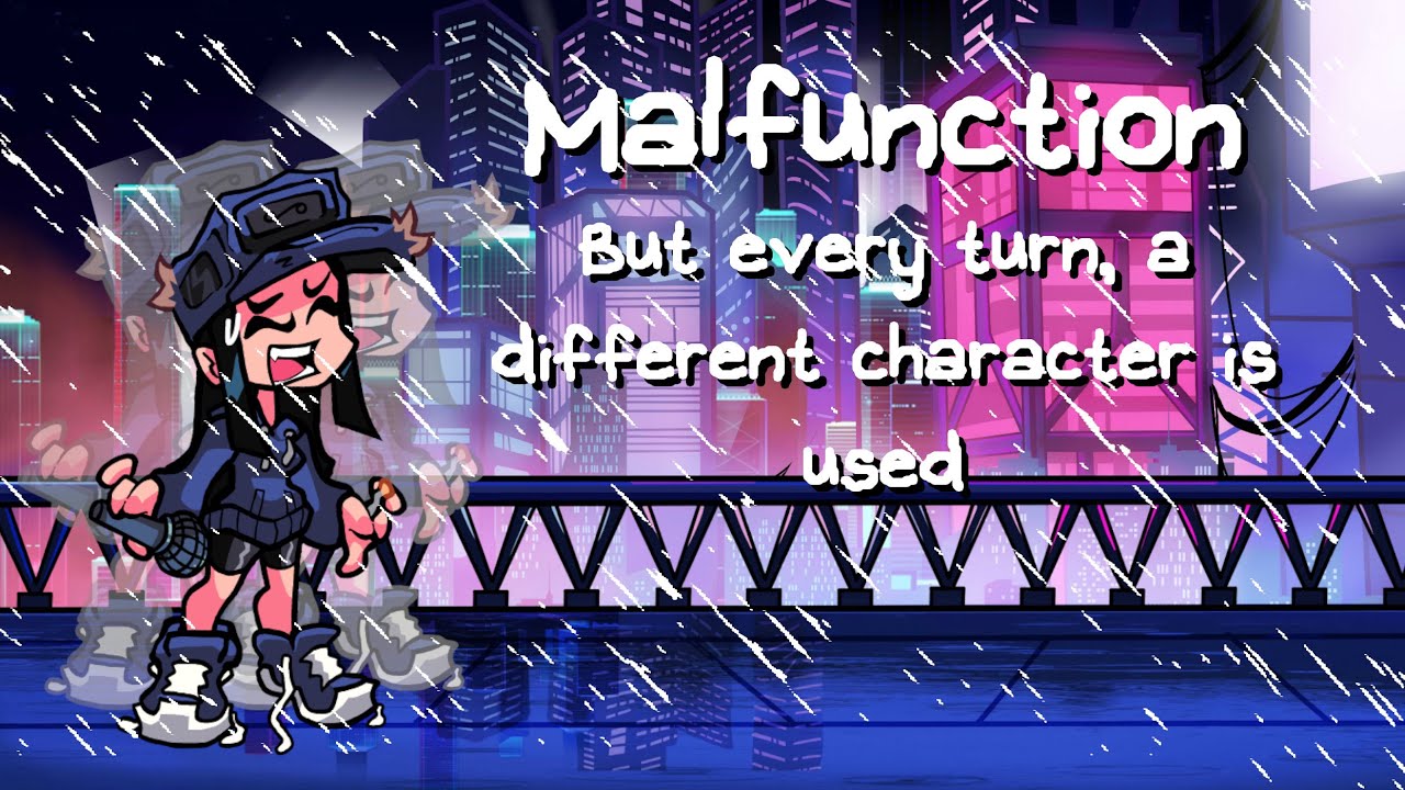 Friday Night Funkin' : Malfunction, but every turn a different character is used (BETADCIU) | UTAU