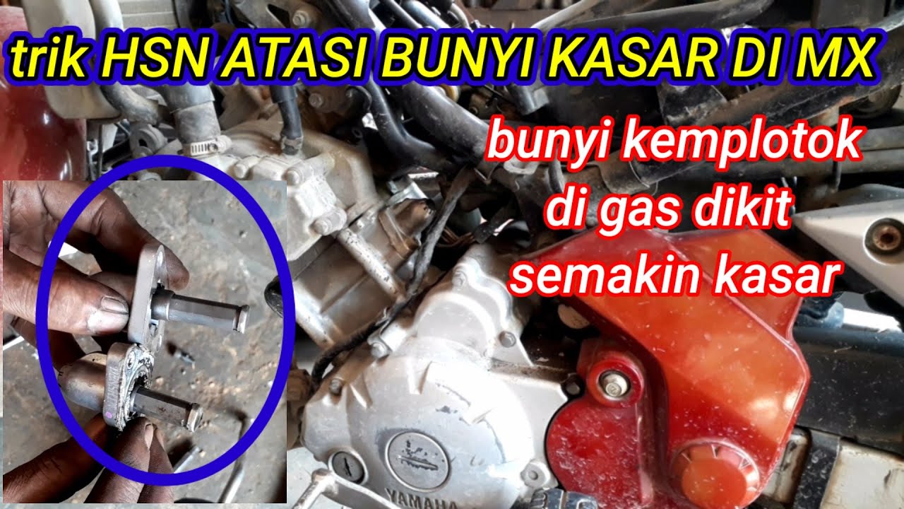 jupiter mx kemplotok digas dikit bunyinya tambah kasar ini penyebab dan atasinya