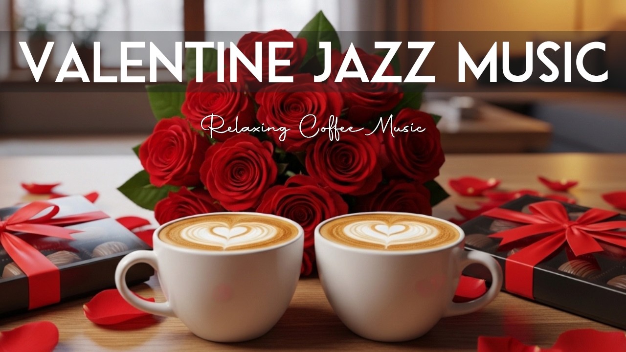 Valentine Jazz Music ☕ Bossa Nova instrumental for Working, Studying and Stress Relief