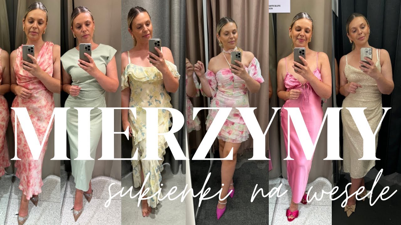 sukienki na wesele 🤩 mierzymy ZARA / Primark / RESERVED / MOHITO