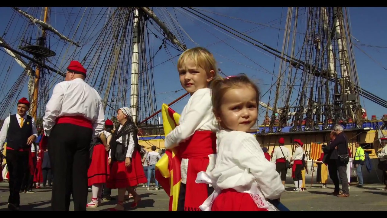 Escale de l'Hermione &agrave; Port Vendres du 20 avril au 22 avril 2018.