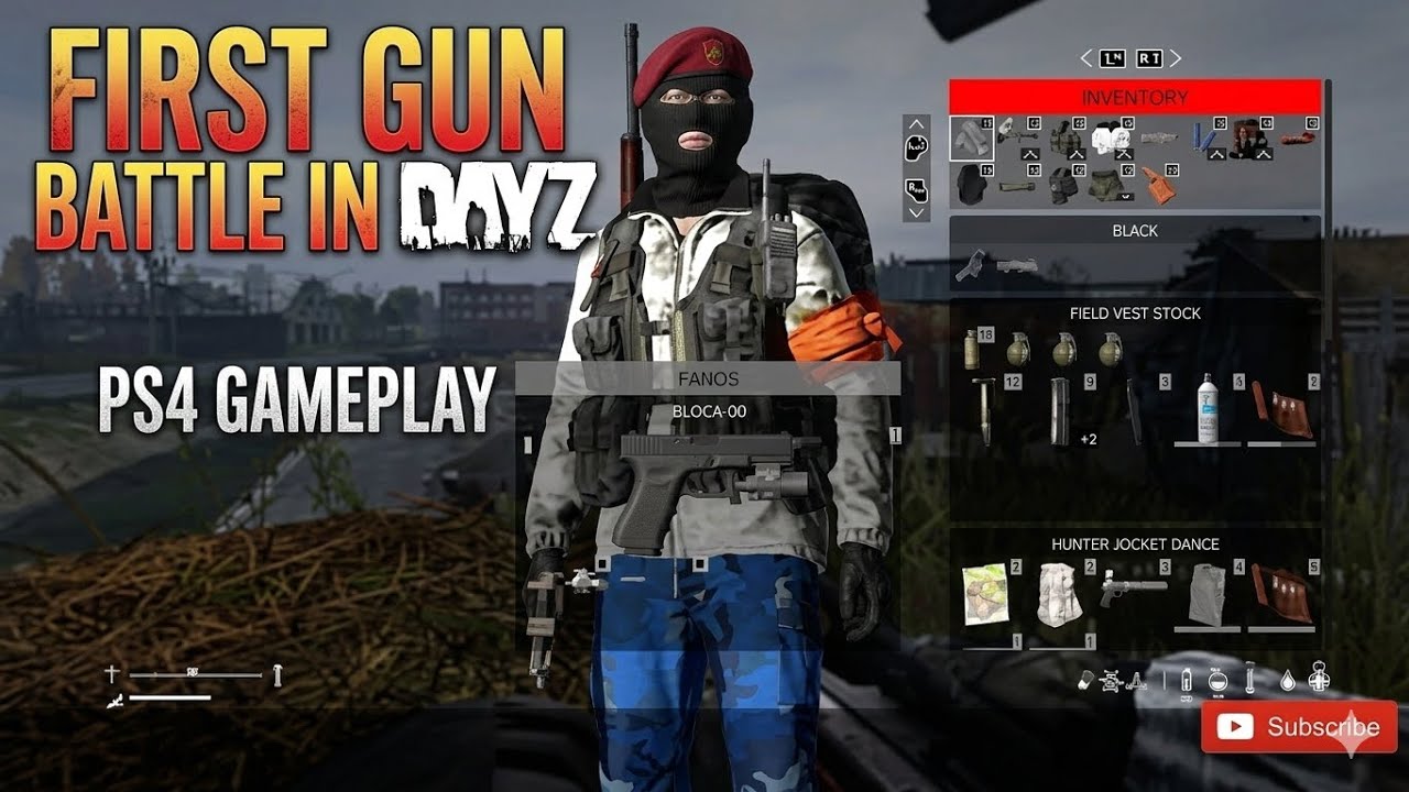 First gun battle in DayZ - PS4