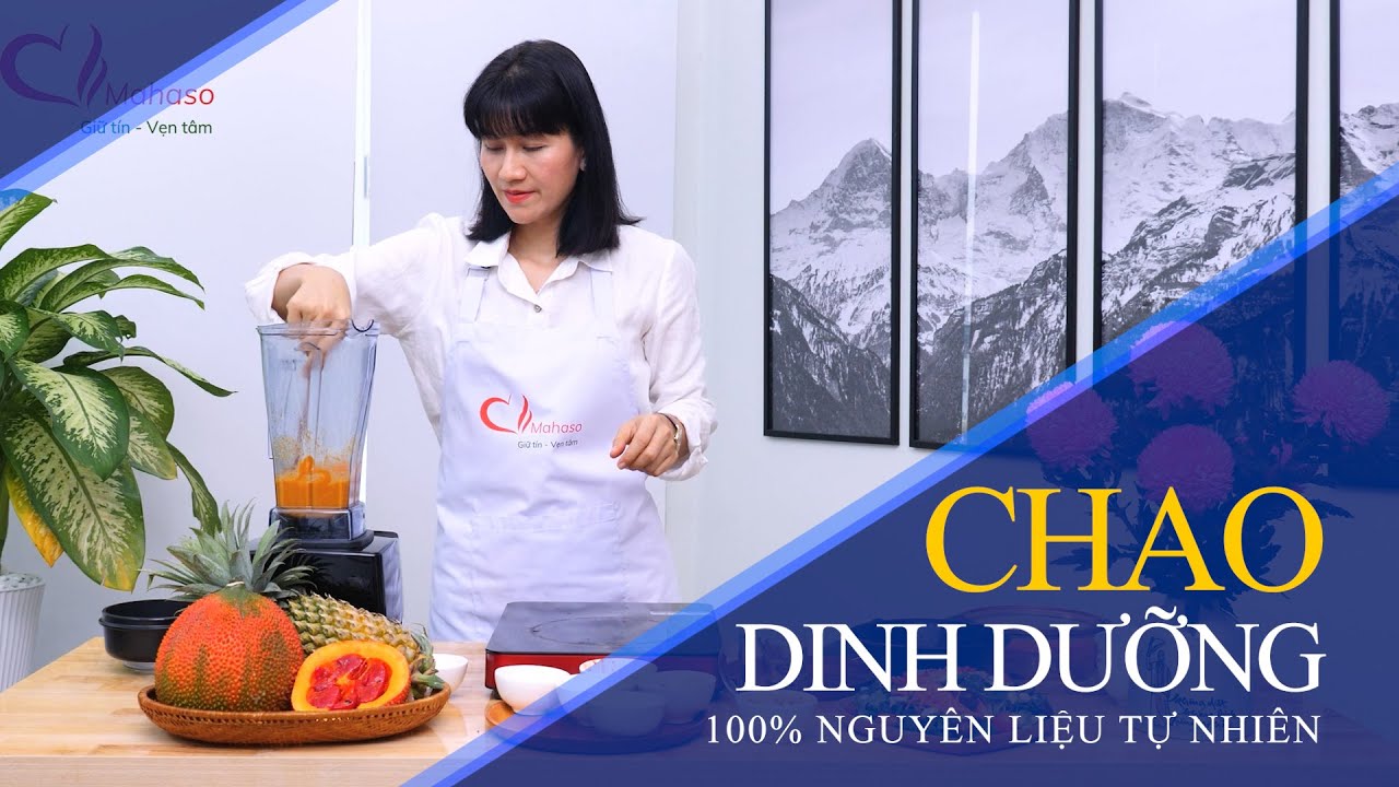 Bất ngờ với món CHAO DINH DƯỠNG thơm ngon 100% từ nguyên liệu tự nhiên | Mai Hằng Mahaso