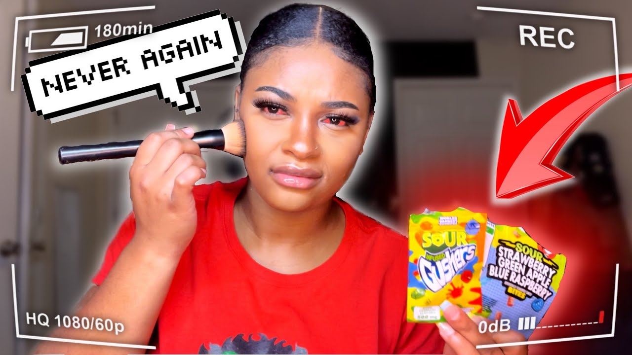 I ATE AN EDIBLE AND DID MY MAKEUP