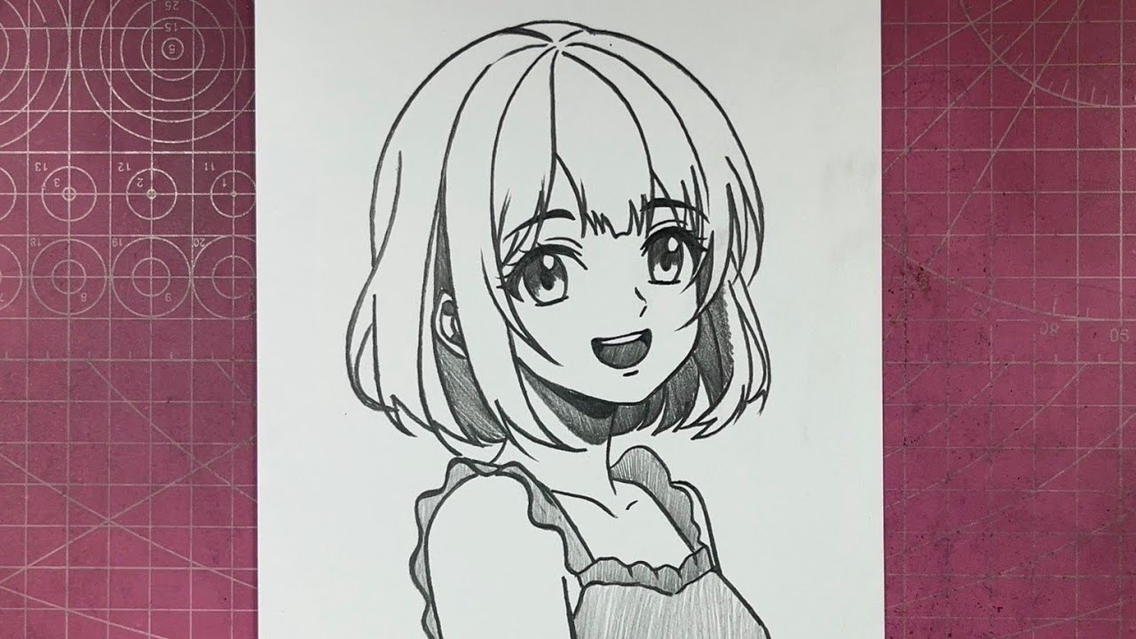 How to Draw Anime Girl Step by step | Drawing Anime Tutorial | Easy Anime Drawing