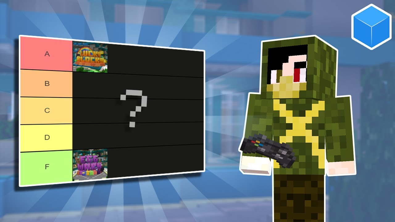 COMPLETE Cubecraft Minigames TIER LIST (Minecraft Bedrock)