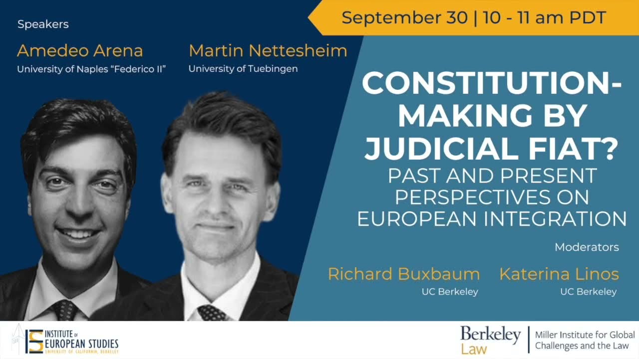 Constitution-making by Judicial Fiat? Past and Present Perspectives on European Integration
