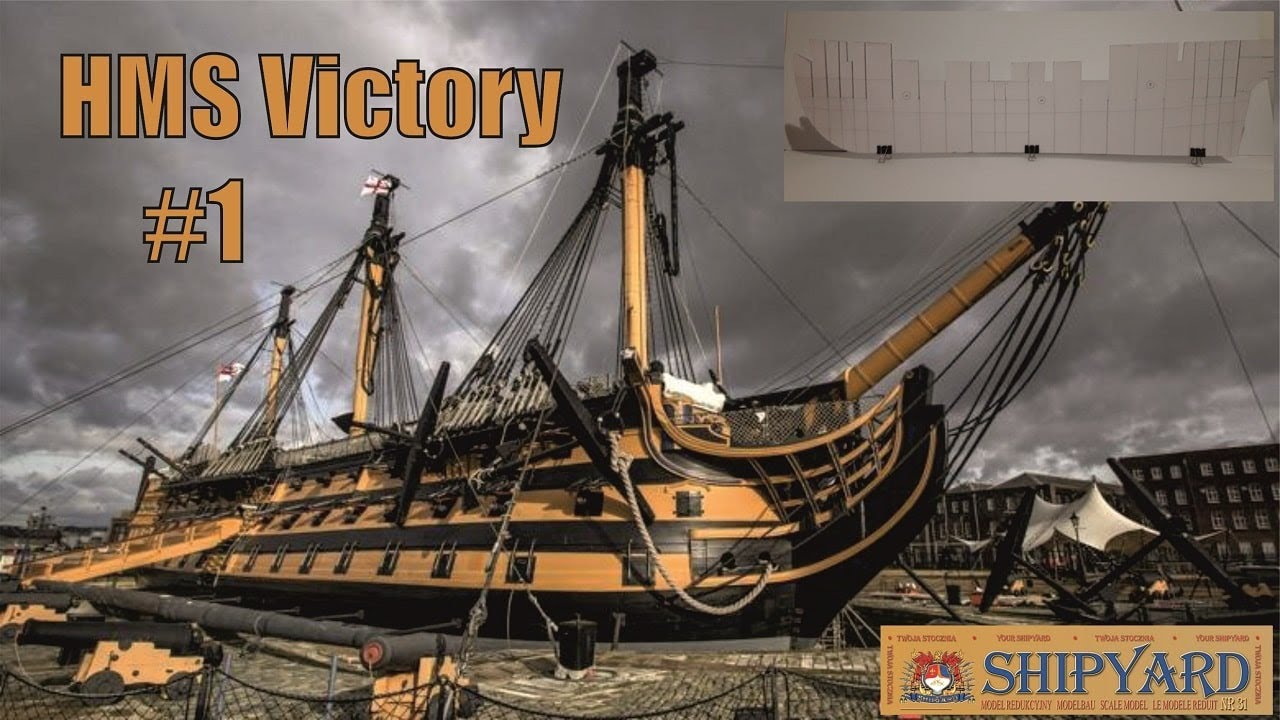 Modelismo naval de papel - HMS Victory - El modelo de barco mas grande que he hecho