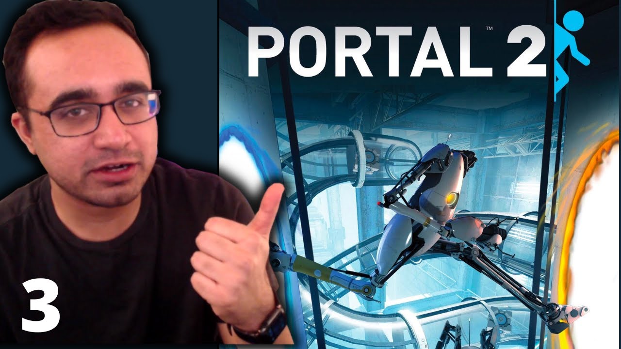 I pressed the button... (Portal 2)