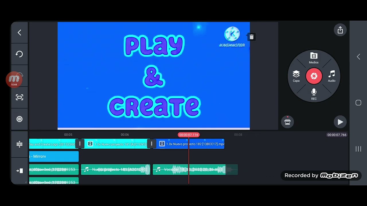 How to make preview 2 effects on kinemaster and alight motion