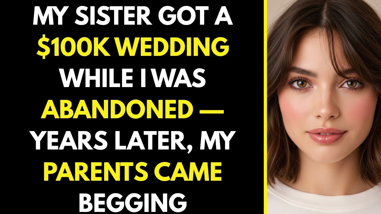 “My Sister Got a $100K Wedding While I Was Abandoned — Years Later, My Parents Came Begging”