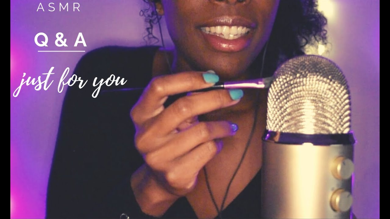 ASMR 😴 FAQ _Métier? Études? Pourquoi l'asmr.. ?😴 TRIGGERS, BLUE YETI, BLABLA pour dormir_Part 1