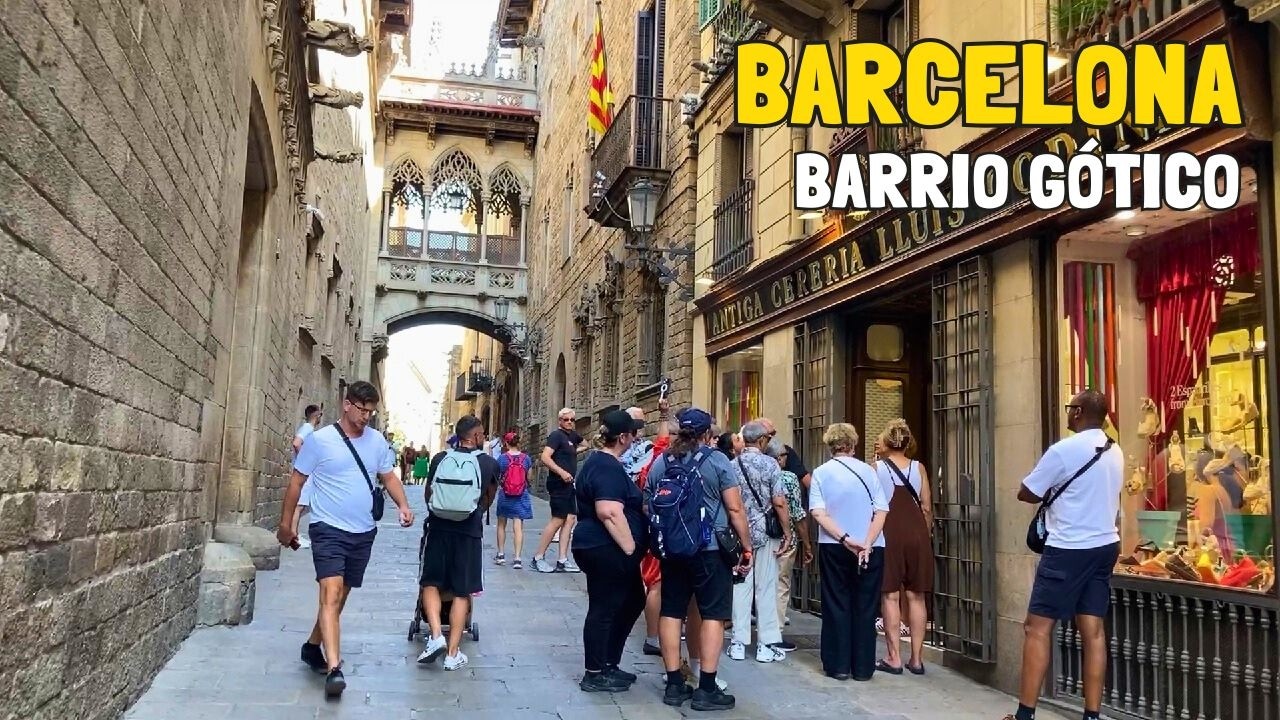 Recorrido por el BARRIO GÓTICO de Barcelona | Walking Tour Julio 2025