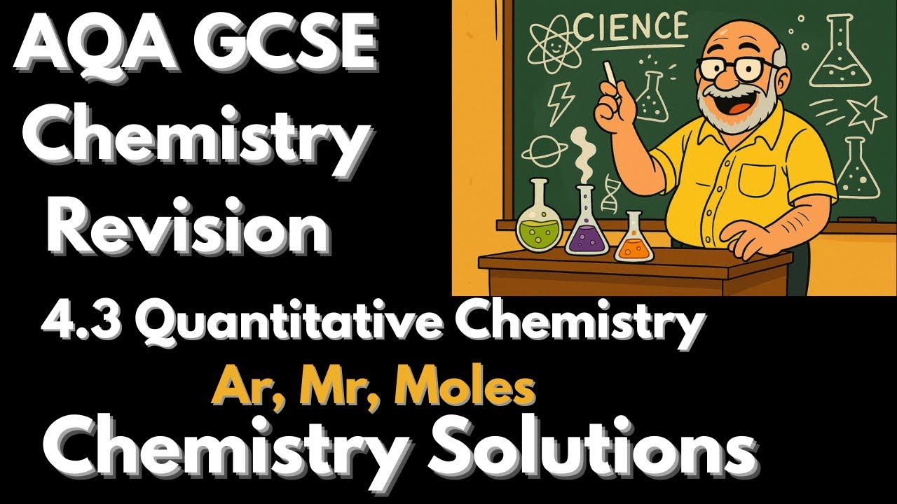 AQA GCSE Chemistry revision video on relative atomic mass, relative formula mass and the mole