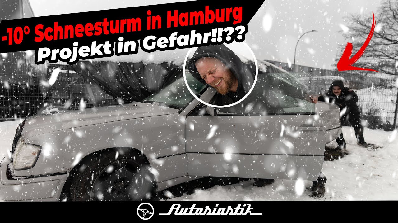 Advent Advent das Auto brennt! Überraschung für den Mercedes C124 @mtcars111
