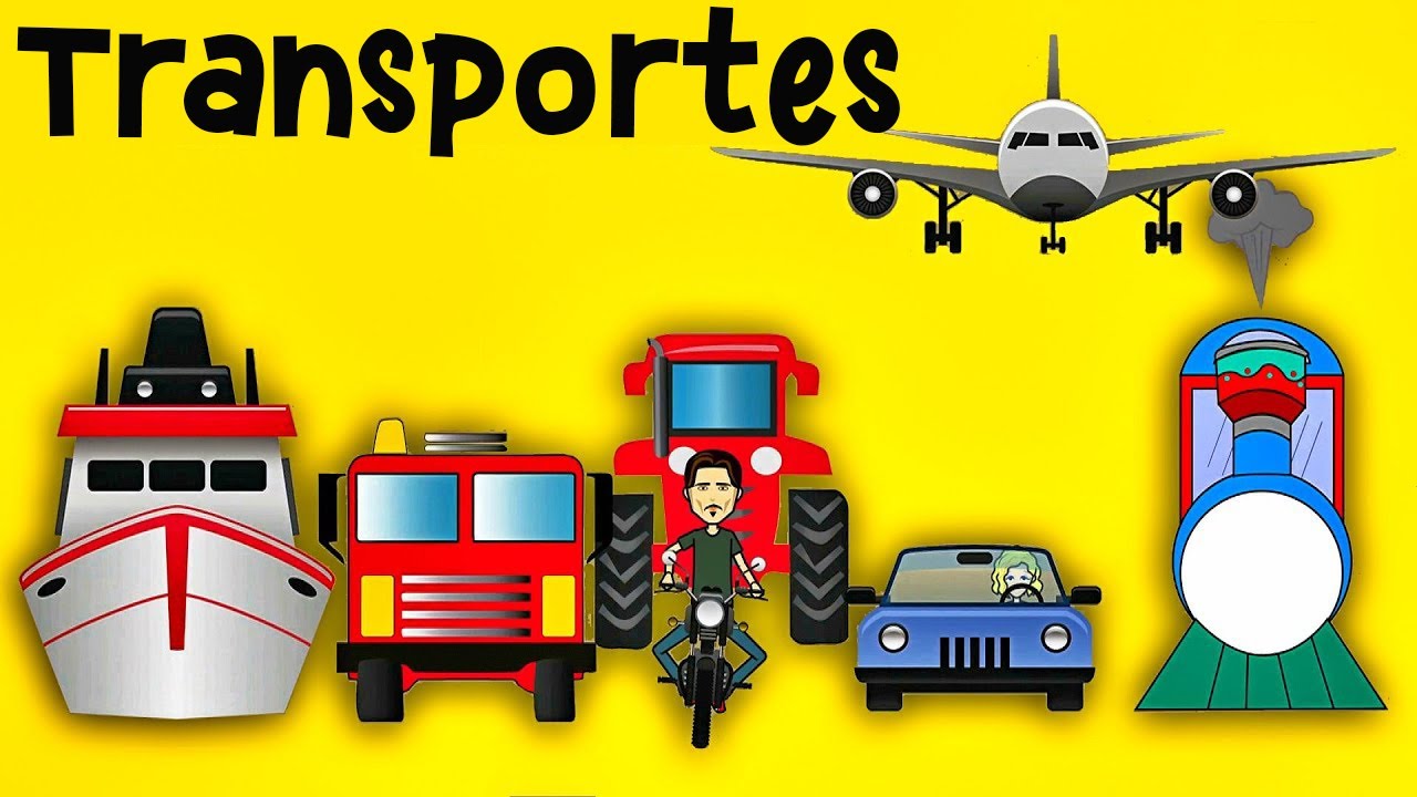 Los Sonidos De Los Transportes Para Niños - Video Educativo - Lunacreciente