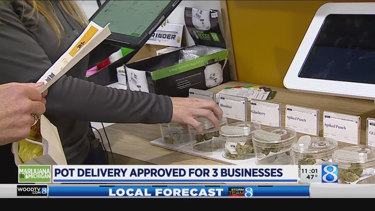 Pot delivery approved for three businesses