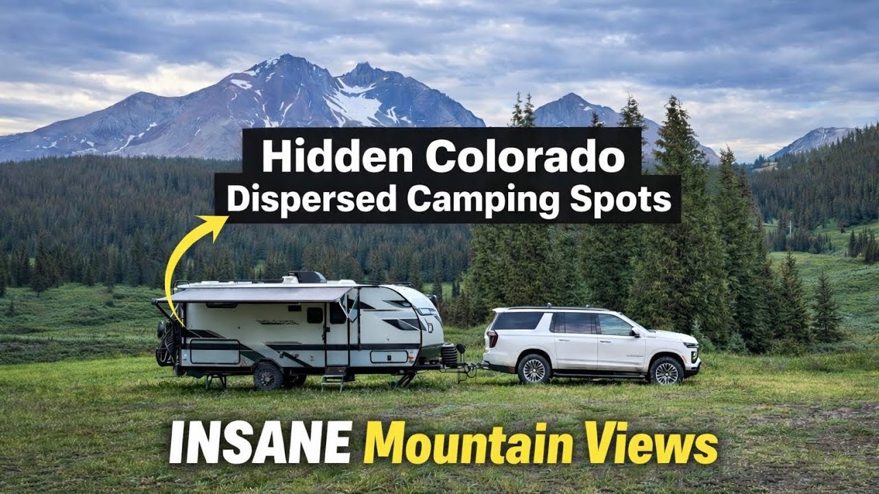 Epic Colorado Mountain Camping with Our Travel Trailer Setup 🏔️