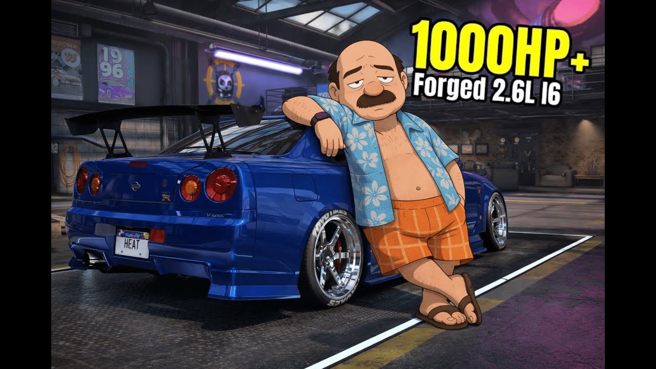 Need for Speed Heat  - 1000HP+ NISSAN SKYLINE GT-R R34 Customization | Max Build 400+