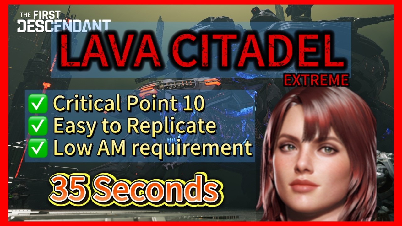 EASIEST Void Abyss Extreme Farm // Lava Citadel Build // The First Descendant